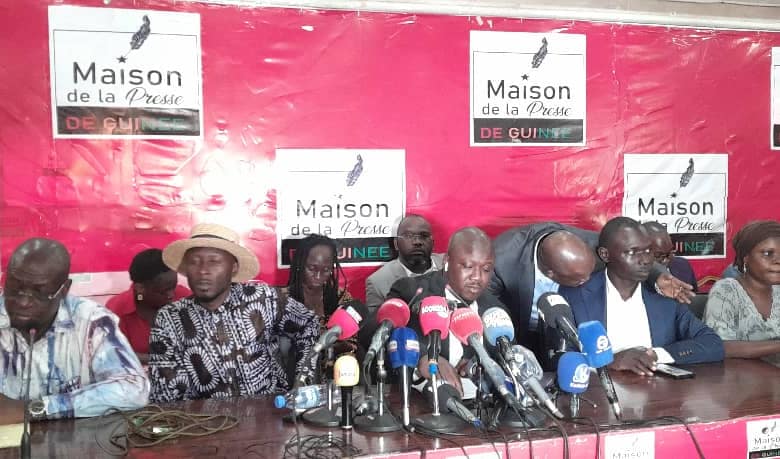 Déclaration conjointe des Associations de presse et du Syndicat des Professionnels de la Presse de Guinée (SPPG) 1 IMG 0743