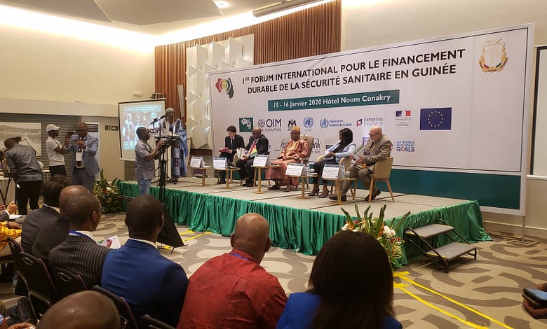 Ouverture du 1er Forum international pour le financement durable de la sécurité sanitaire en Guinée 1 Ouverture du 1er Forum international pour le financement durable de la sécurité sanitaire en Guinée