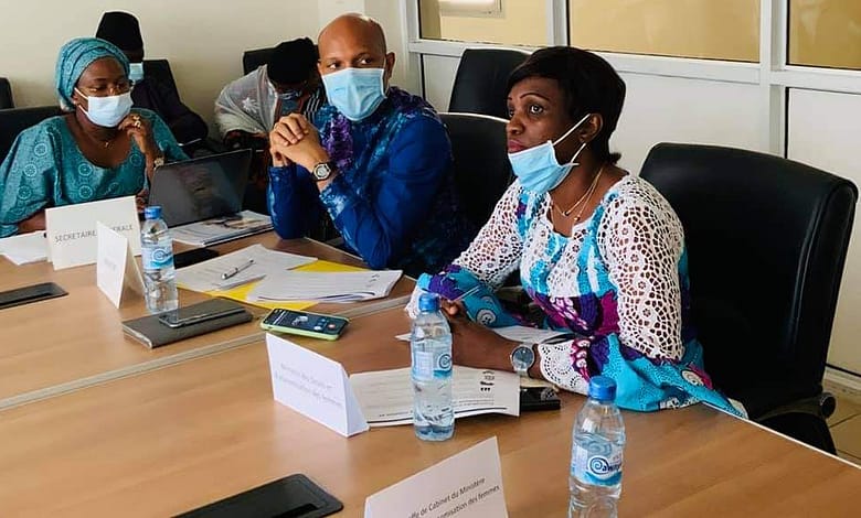 Réunion de restitution de l'aide mémoire d'une mission d'instruction du projet AFD Entrepreuneures Appui à l'autonomisation des femmes. 1 FB IMG 1614350640778