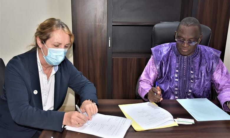 Sanita villes propres Signature d'un second accord de partenariat avec la commune de Ratoma 1 FB IMG 1614355663539