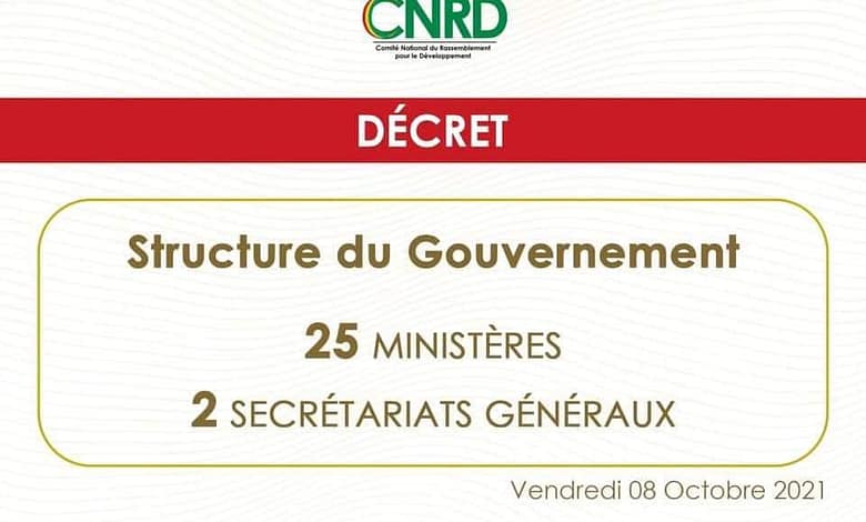 La structure du gouvernement du CNRD 1 FB IMG 1633766595580