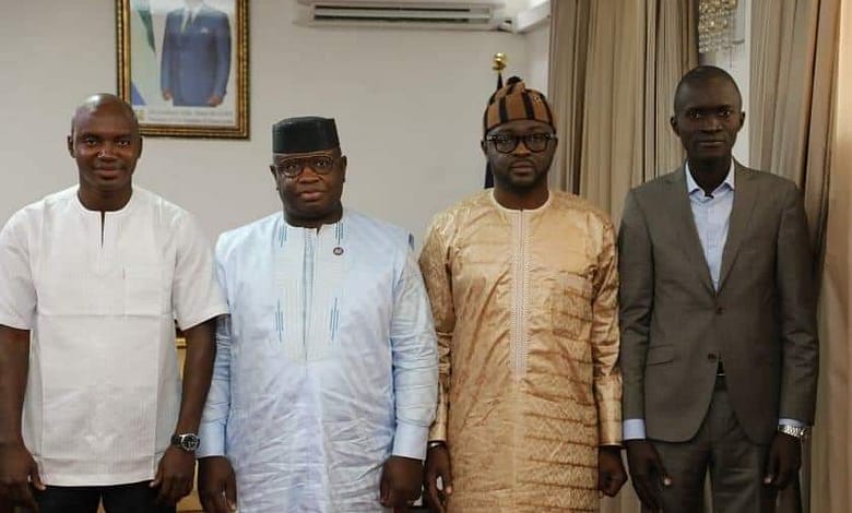 FREETOWN : LA DÉLÉGATION DU FNDC REÇUE PAR S.E.M JULIUS MAADA BIO, PRÉSIDENT DE LA RÉPUBLIQUE SIERRA LEONE 1 FB IMG 1635584578447