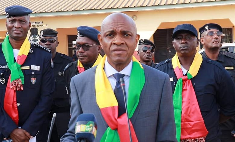 Première visite de terrain du ministre de la sécurité et de la protection civile, Bachir DIALLO, à l'école nationale de police de kagbelen 1 FB IMG 1638450231956