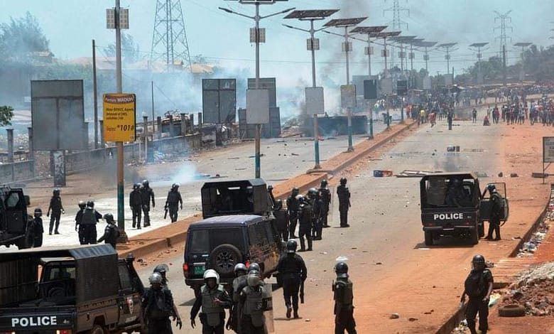 Manifestation en Guinée