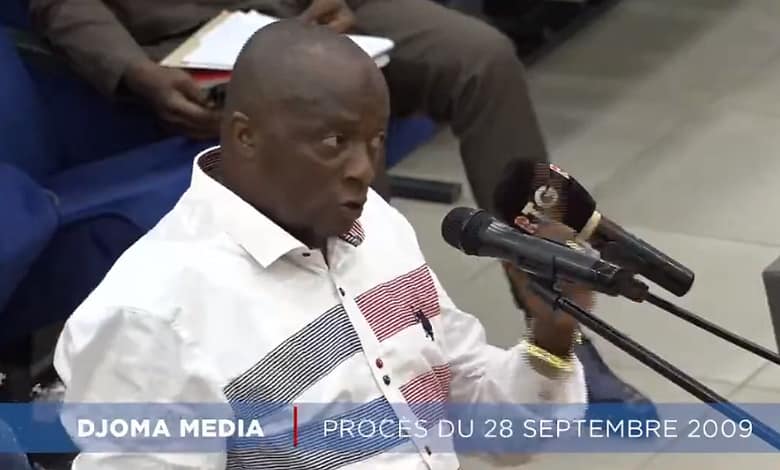 Témoignage Clé du Général à la Retraite Ibrahima Baldé au Procès du 28 Septembre 3 Le General Balde a la barre