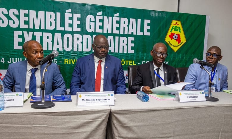 Président de la FGF et le ministre Bogola Haba
