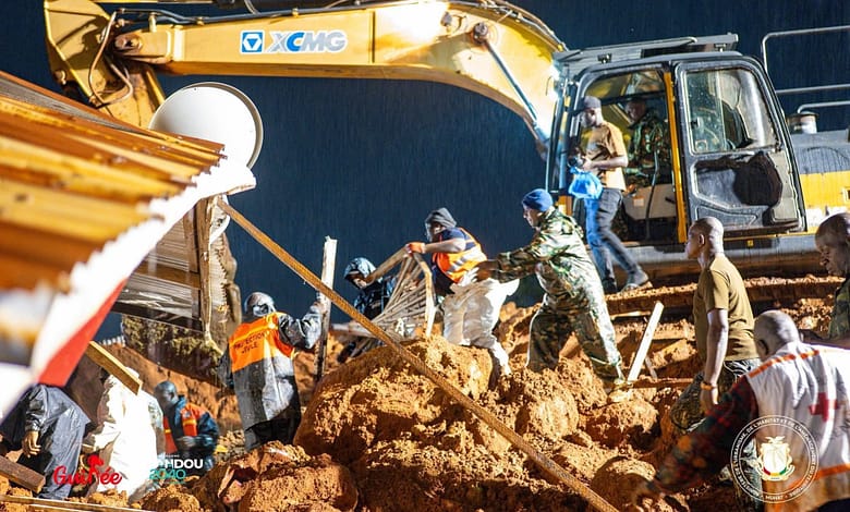 Eboulement à Maneyah