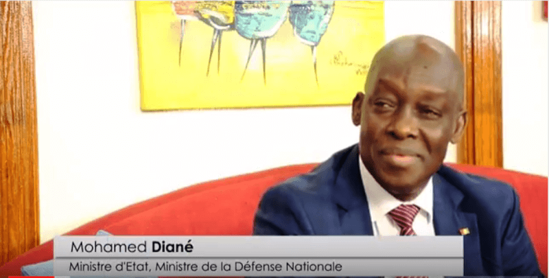 Mohamed Diané Ministre d'Etat, Ministre de la Défense Nationale