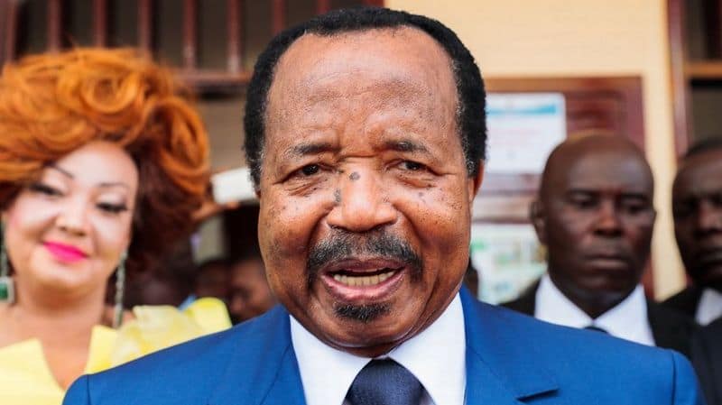 Le président Paul Biya