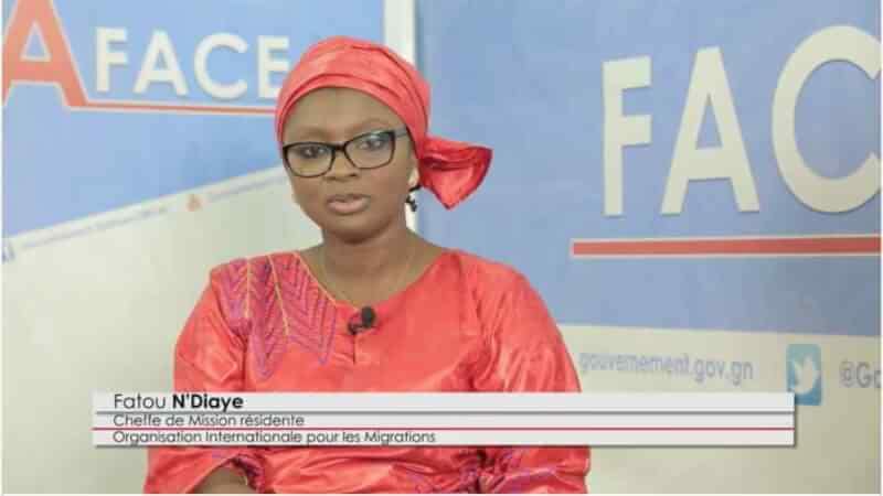 Fatou N'diaye d'OIM Guinée