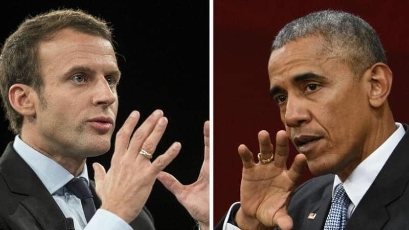 Obama et Macron