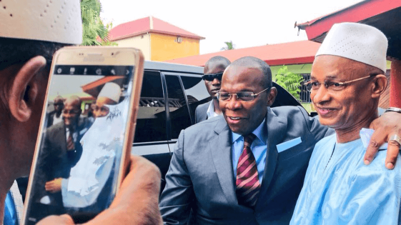 Le Premier Ministre Kassory Fofana et Cellou Dalein Diallo