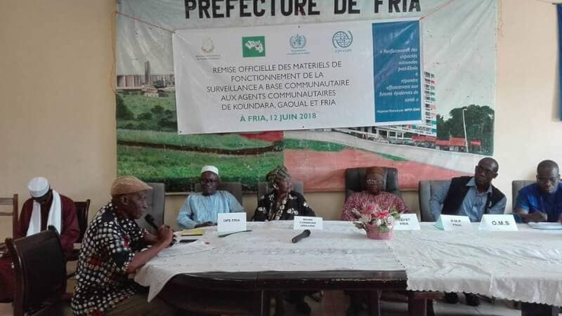 OIM équipe les agents communautaires de 3 préfectures pour la surveillance