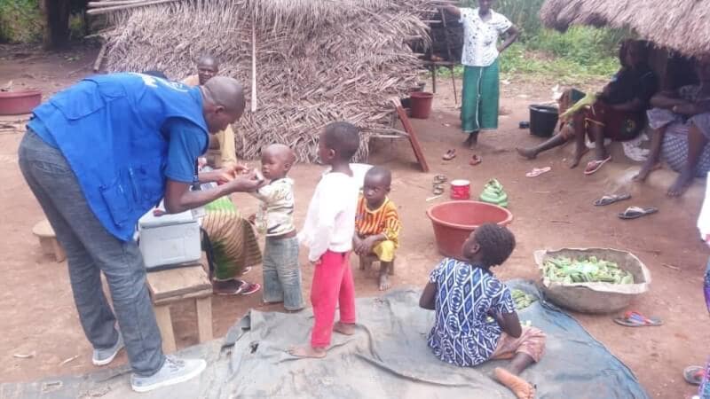 campagne de vaccination contre la polio en Guinée