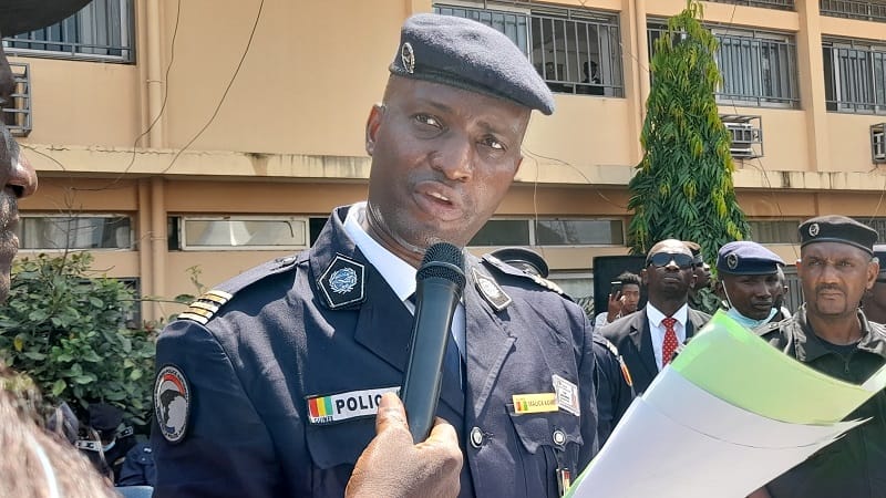 Le directeur général de la Police nationale Abdoul-Malick-Kone