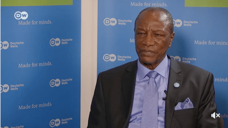 le président de l'Union africaine, Alpha Condé