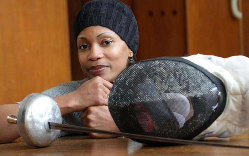 L'escrimeuse française laura flessel