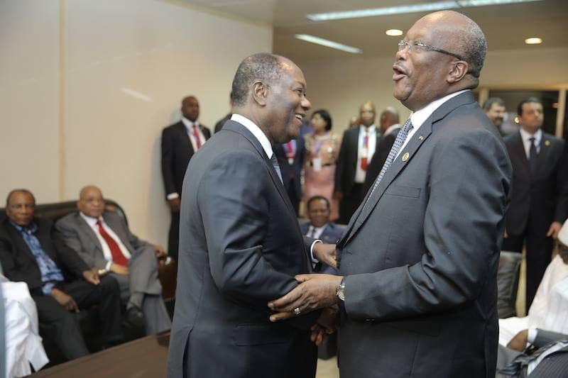 Roche Kaboré et Ouattara