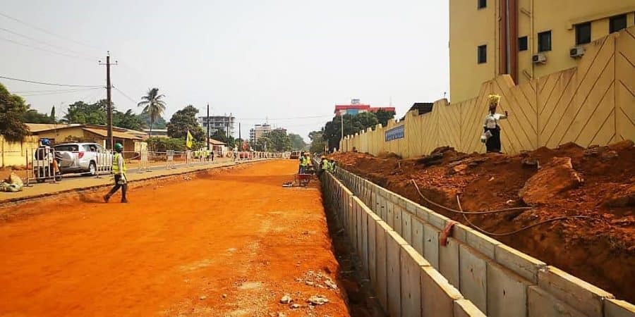 RECONSTRUCTION DE LA ROUTE 2×2 PONT 8 NOVEMBRE - BELLE-VUE : Les Travaux de terrassement sont terminés