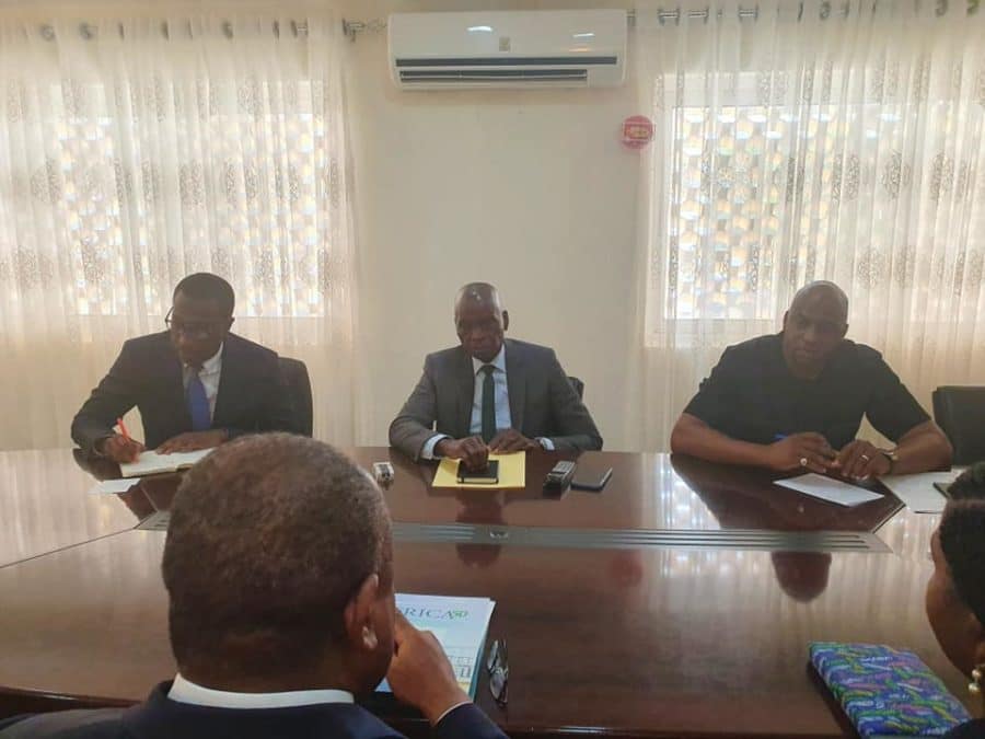 Le Directeur Général du fonds panafricain d'investissement dans les infrastructures reçu par le Ministre de l’Economie et des Finances.