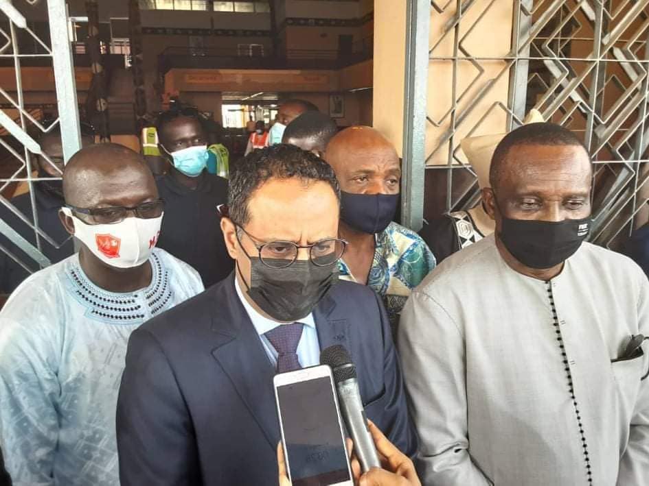 Le Mauritanien Ahmed Yahya, candidat à la Présidence de la CAF, est arrivé à Conakry.