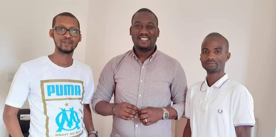 Aliou Bah et son équipe