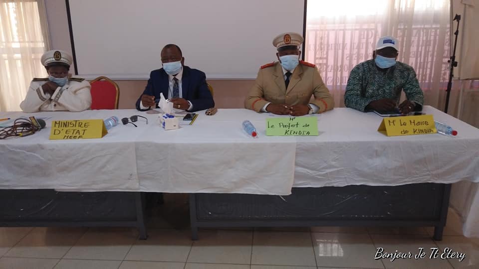 les autorités régionales de Kindia