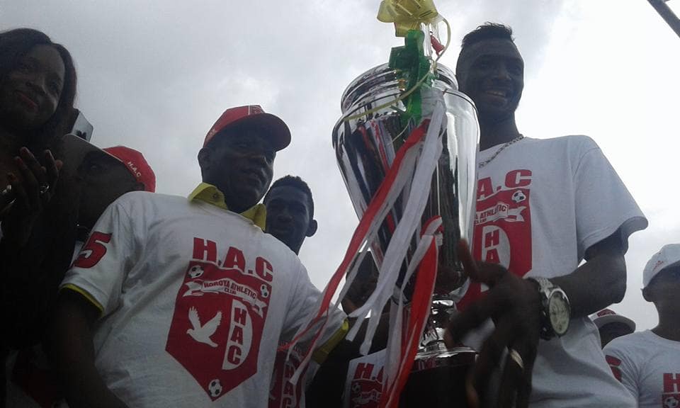 Le Horoya AC fête son sacre avec l’AS Kaloum ou la fin de la rivalité dans la fratrie !