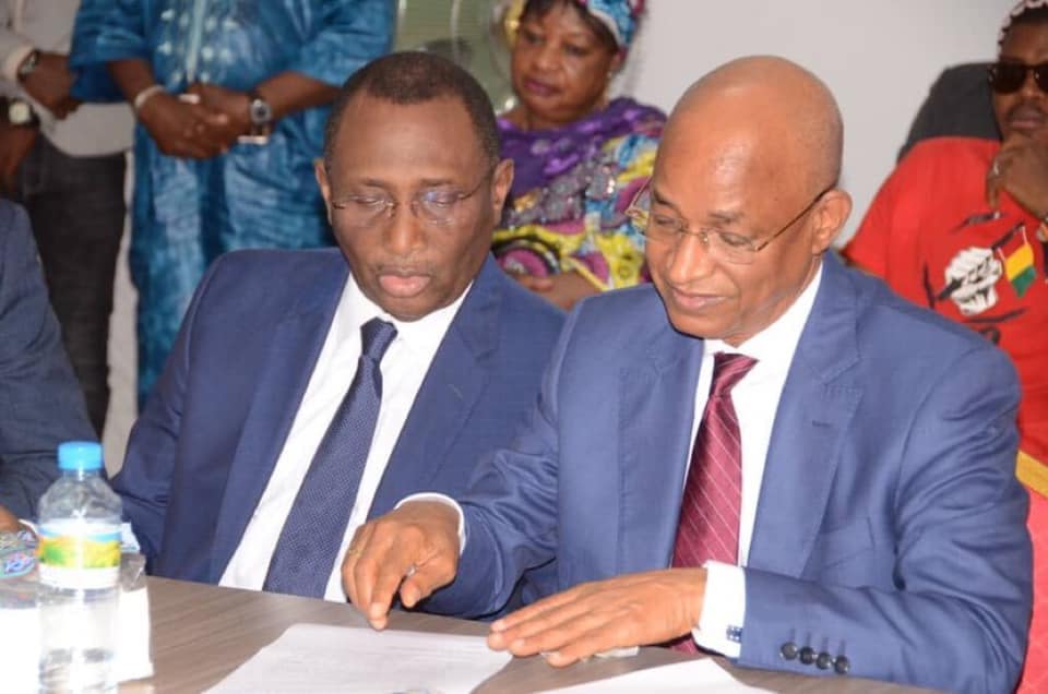 Sidya Touré et Cellou Dalein Diallo