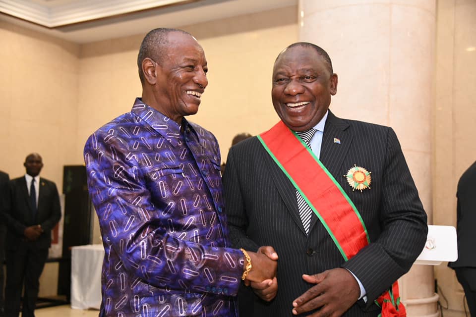 CYRIL RAMAPHOSA et Alpha Condé