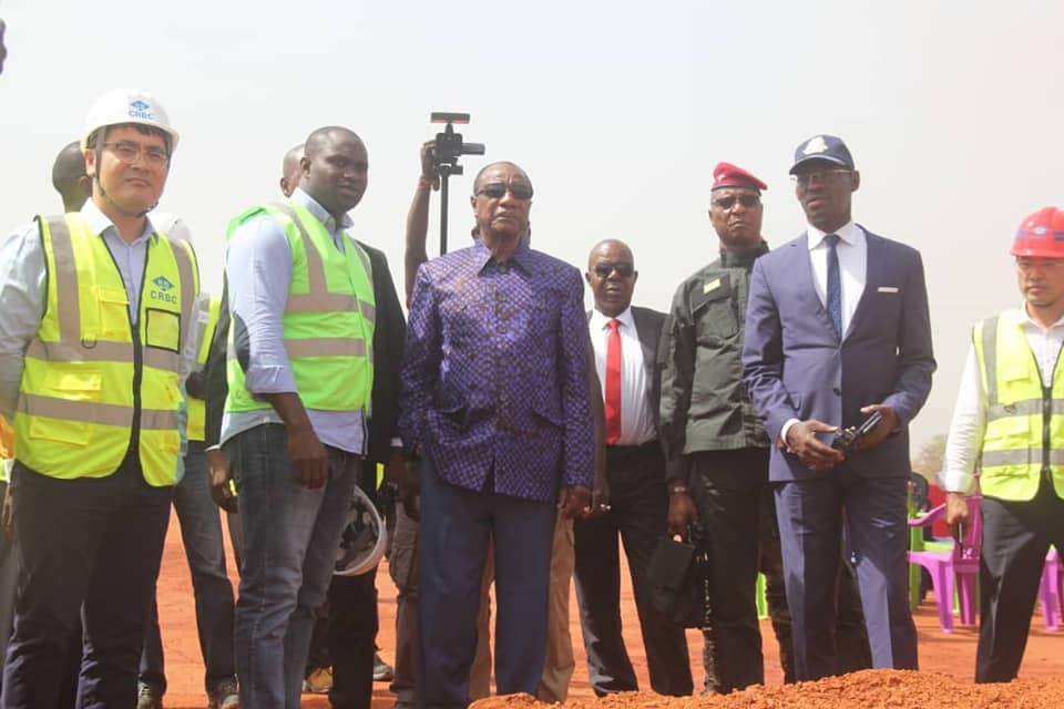 Alpha Condé s'est rendu à Kolenten et Linsan