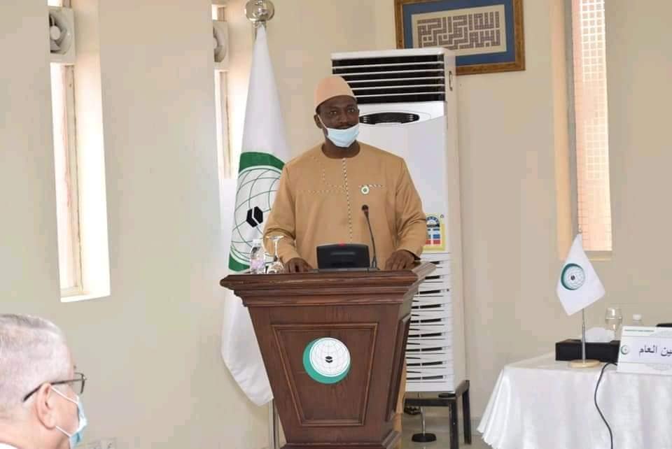 Professeur Koutoubou SANO au siège de l'OCI à Djeddah
