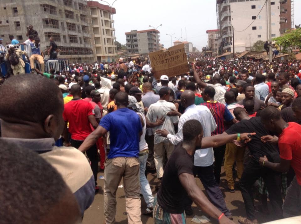 marche de l'opposition Guinéenne Bambeto