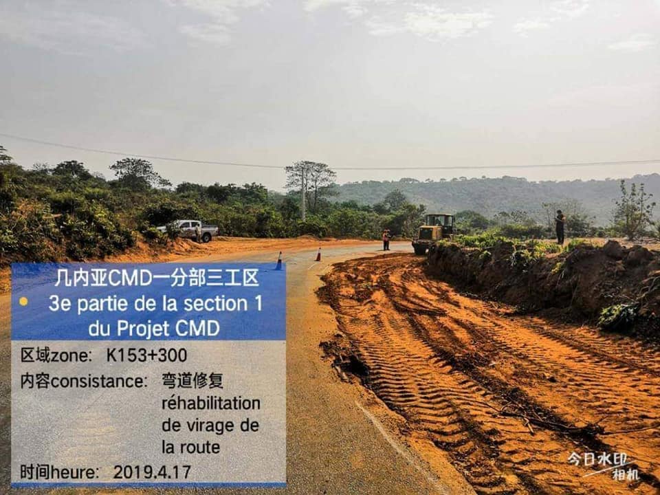 Route Nationale COYAH - KINDIA - MAMOU - DABOLA