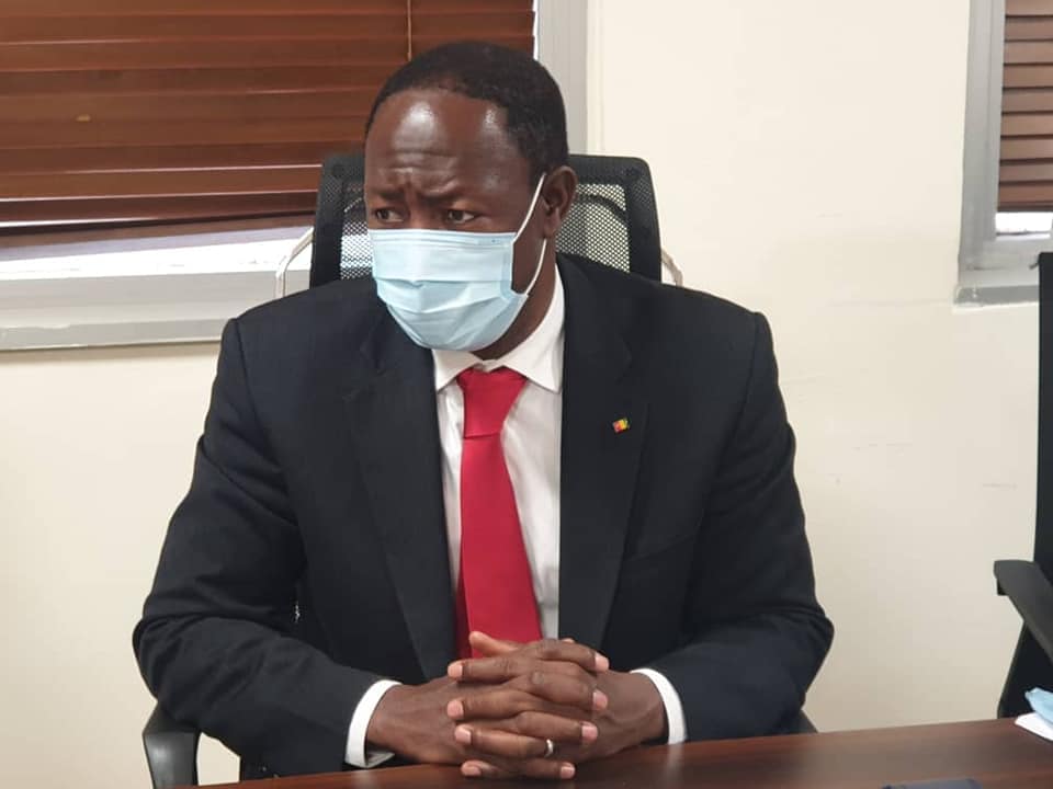 Le Ministre des Mines et de la Géologie M. Moussa Magassouba