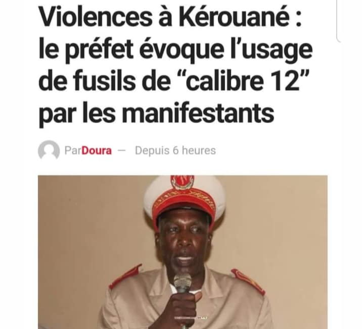 Le préfet de kérouané