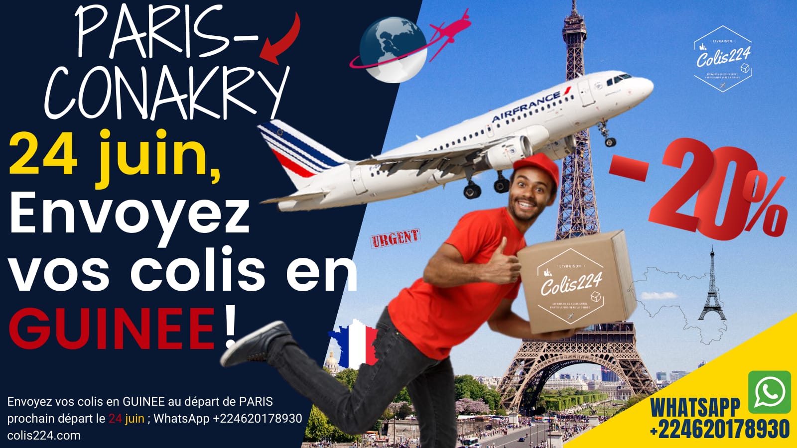 Envoyez vos colis en Guinée