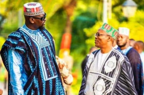 Le colonel Doumbouya et Ousmane Gaoual Diallo