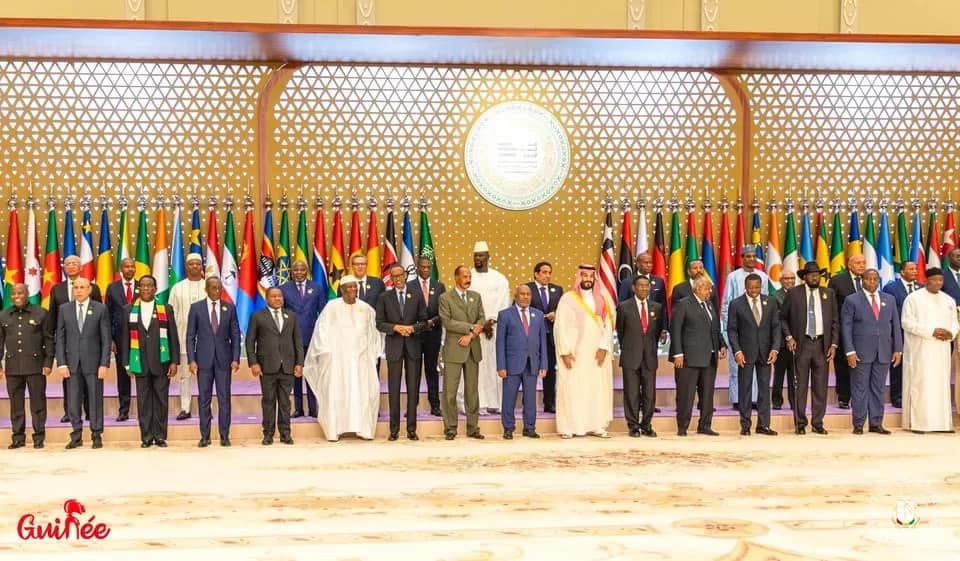 Mamadi Doumbouya au sommet Arabie Saoudite Afrique