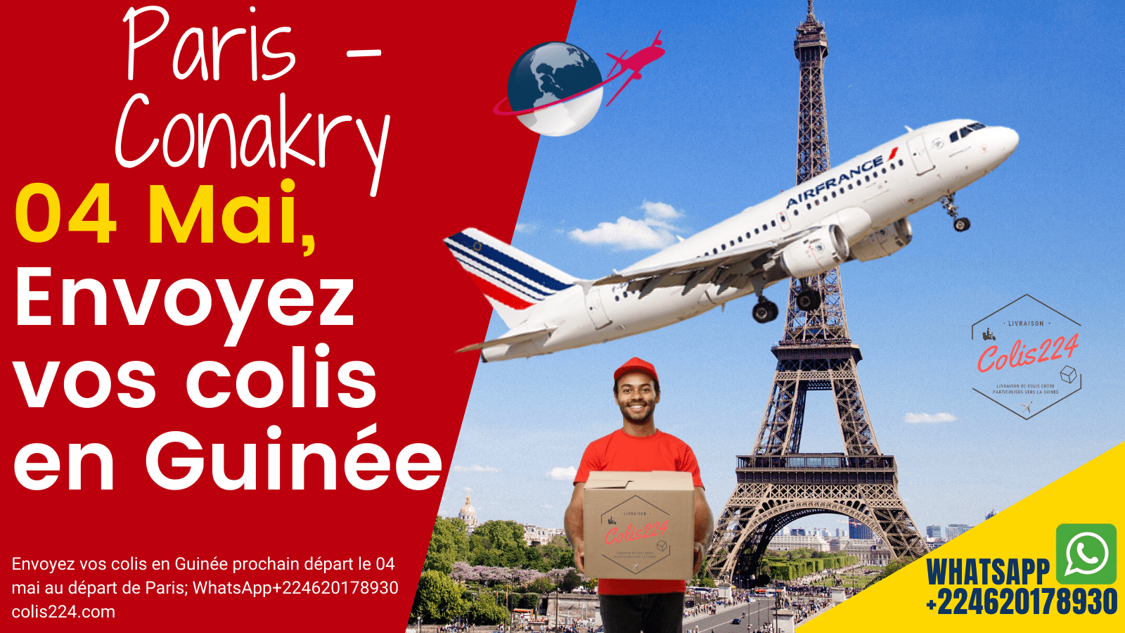 4 Envoyez des documents en Guinée