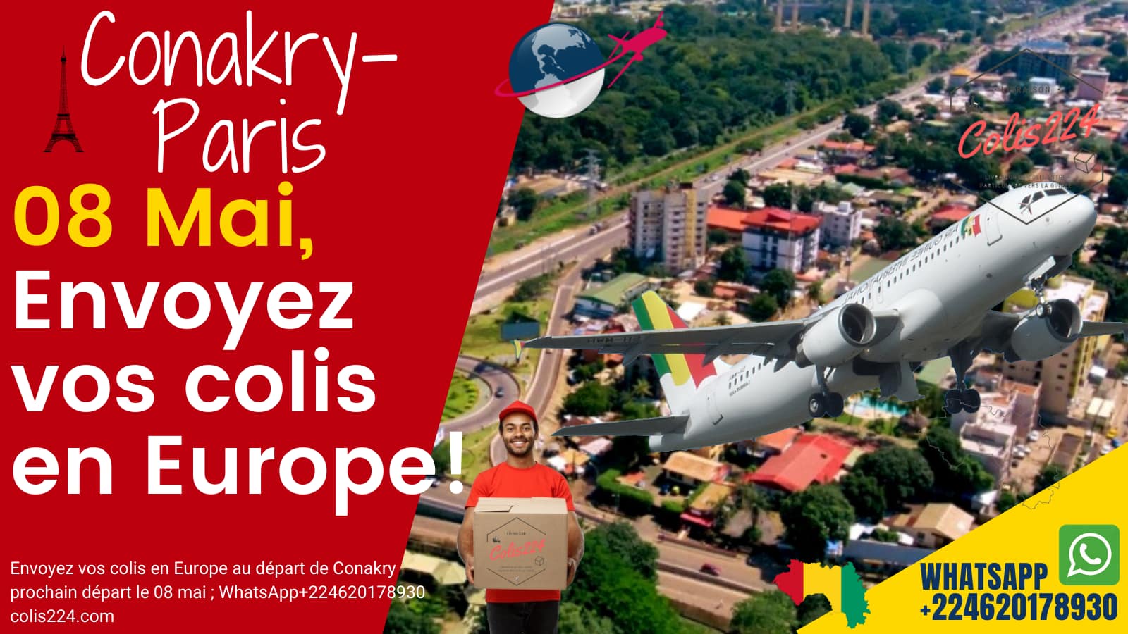 4 Envoyez des documents des vêtements de la nourriture