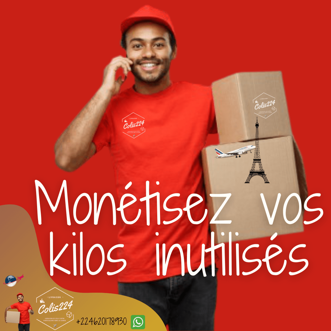 4 colis224.com permet aux voyageurs d'acheter et de revendre des #kilos de bagages inutilisés.
