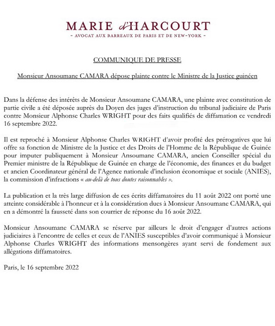 7 plainte contre Charles Wright